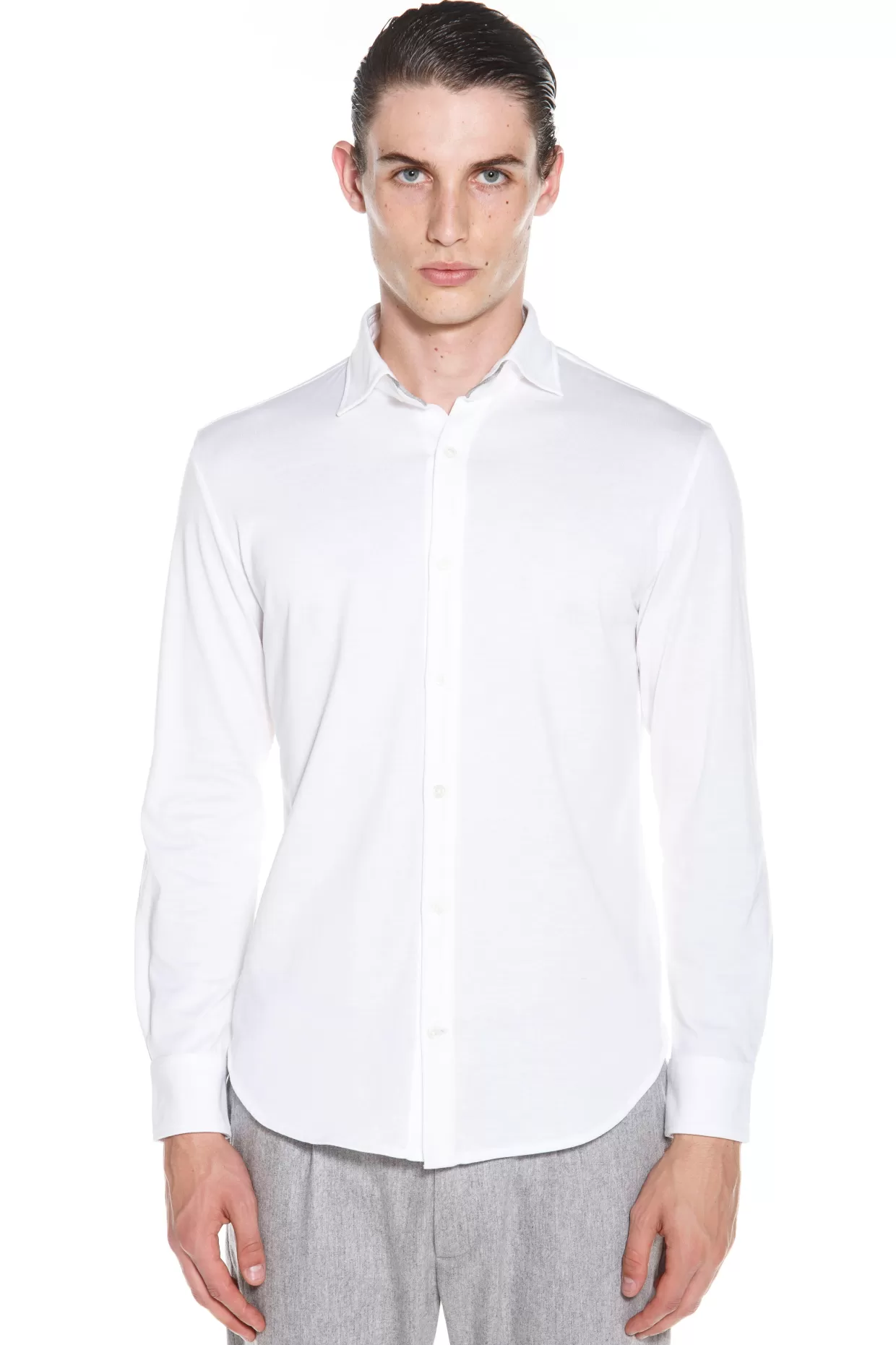 Uomo Eleventy Milano Camicie*Camicia In Jersey