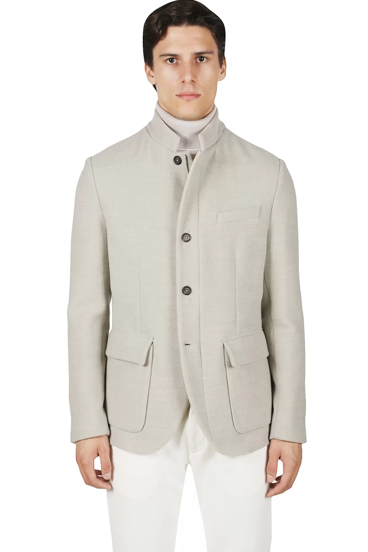 Uomo Eleventy Milano Giacche*Giacca Collo In Piedi Fw23