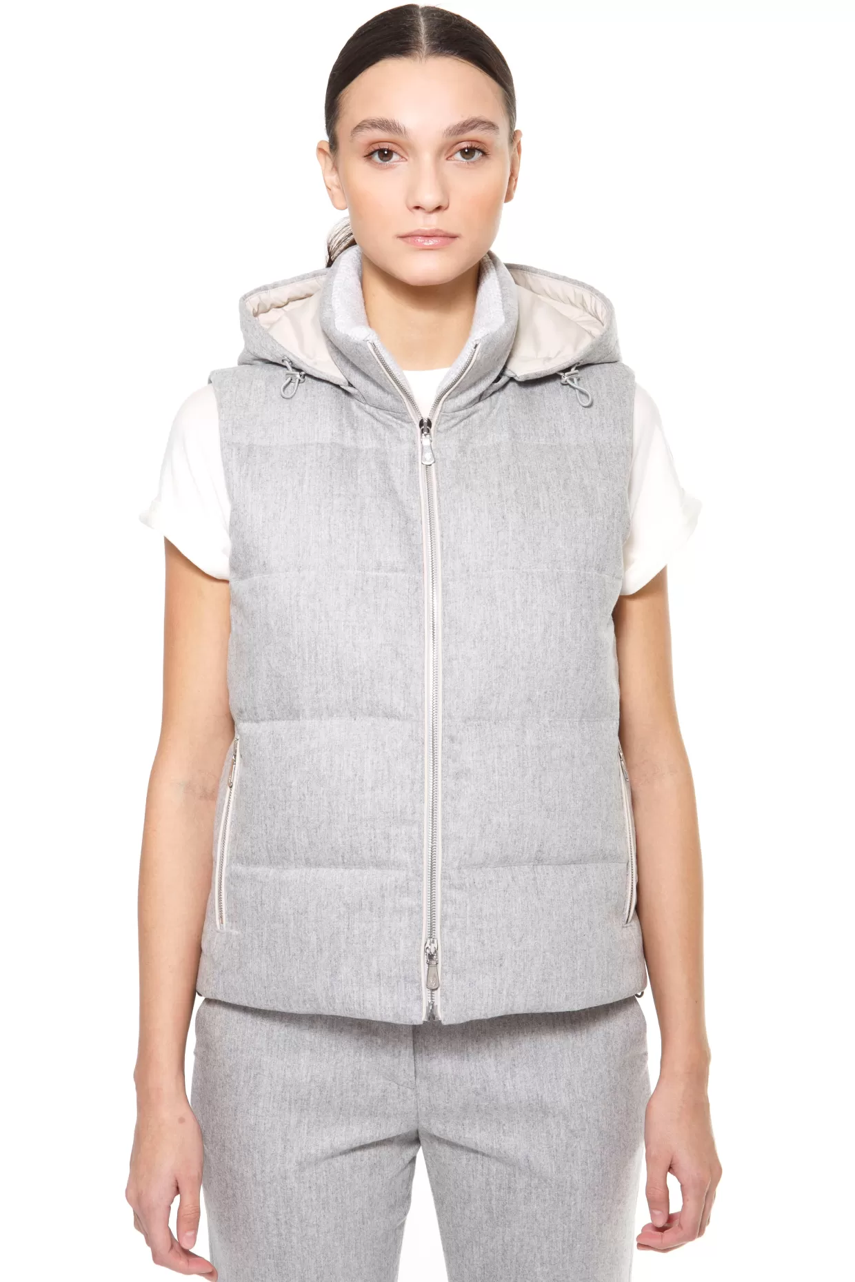 Donna Eleventy Milano Capispalla*Gilet Imbottito Fw23