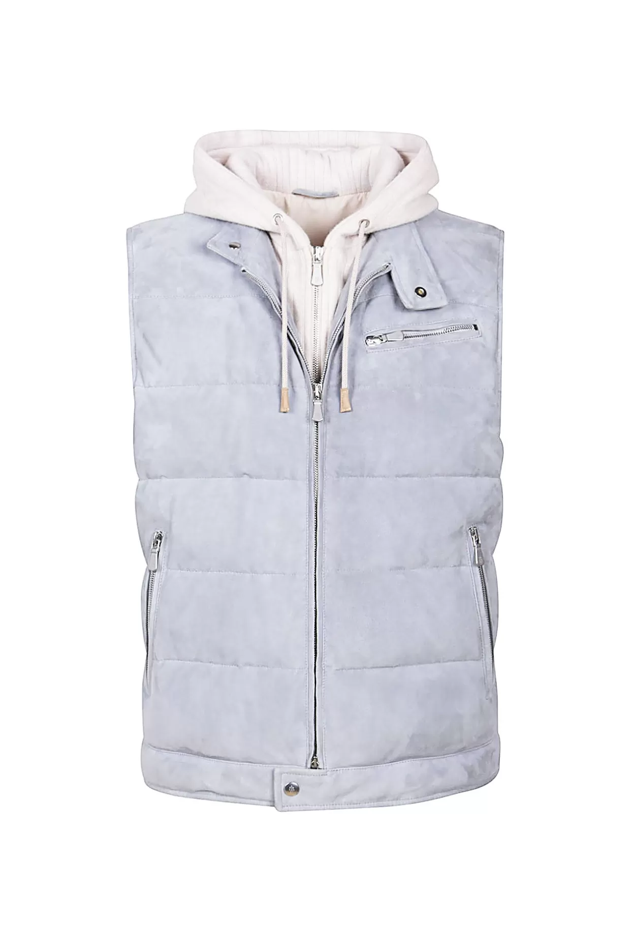 Uomo Eleventy Milano Gilet*Gilet In Pelle Fw23