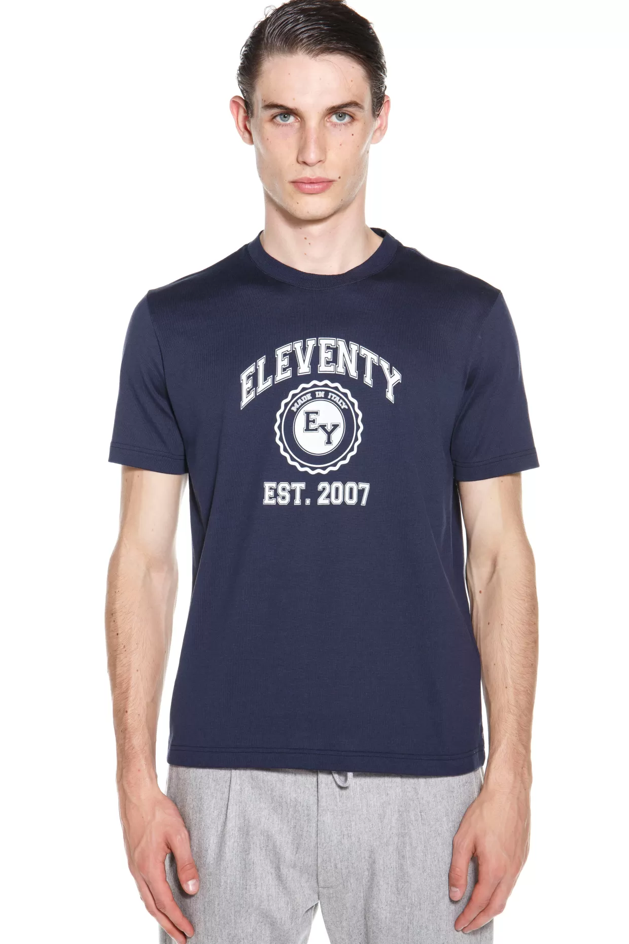 Uomo Eleventy Milano T-Shirt & Polo*T-Shirt Girocollo Fw23