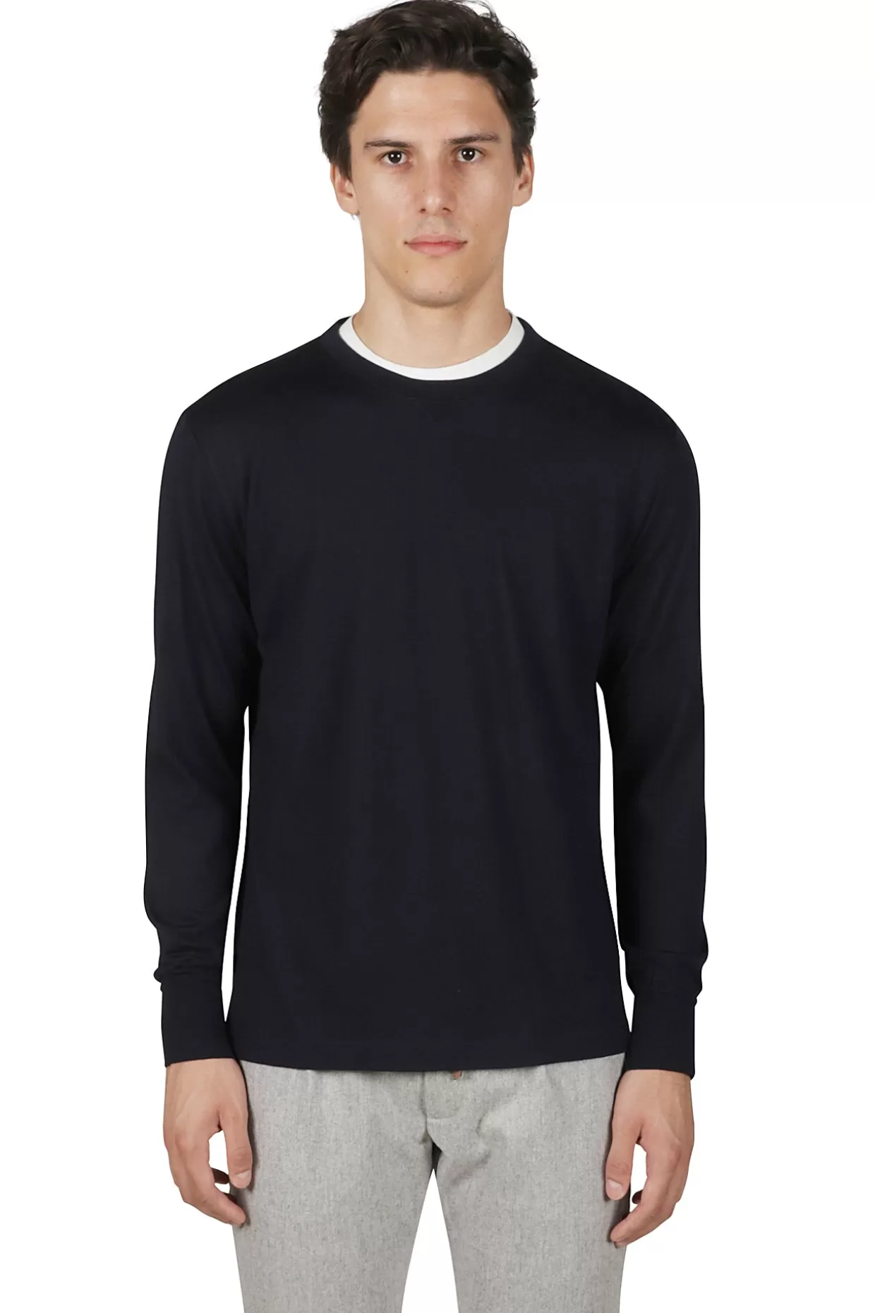 Uomo Eleventy Milano Maglieria*T-Shirt Girocollo Fw23